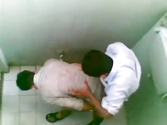 Public toilet smashing arab banging